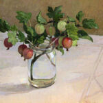 Gooseberry Still Life by Diana Calvert Walsham-Arts-and-Crafts
